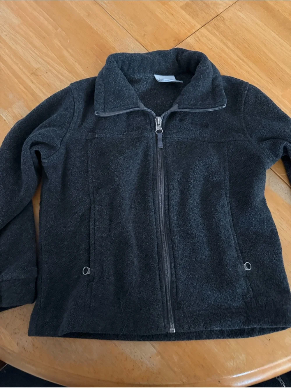 Columbia Kids Black Fleece Zip Jacket XXS (4-5)